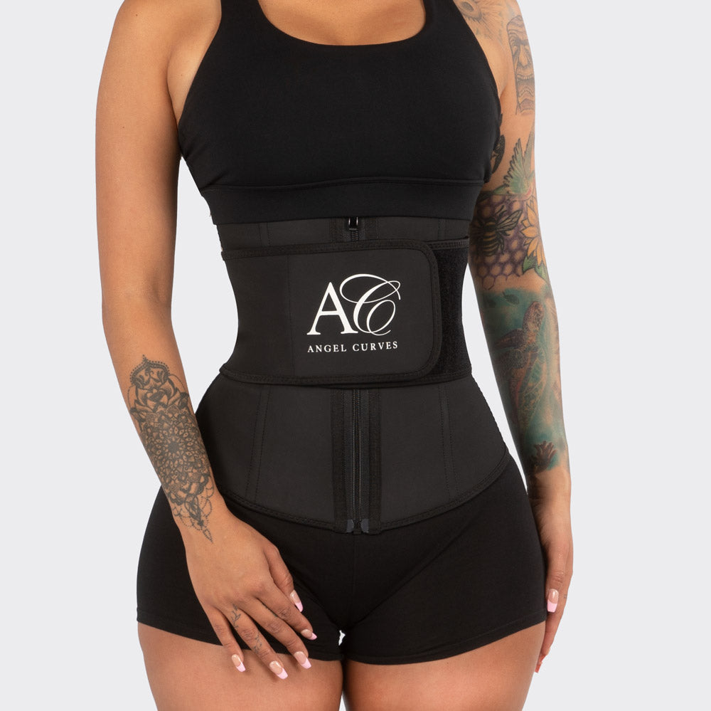 High Compression Mid Thigh Faja With Butt Lifter- Cocoa